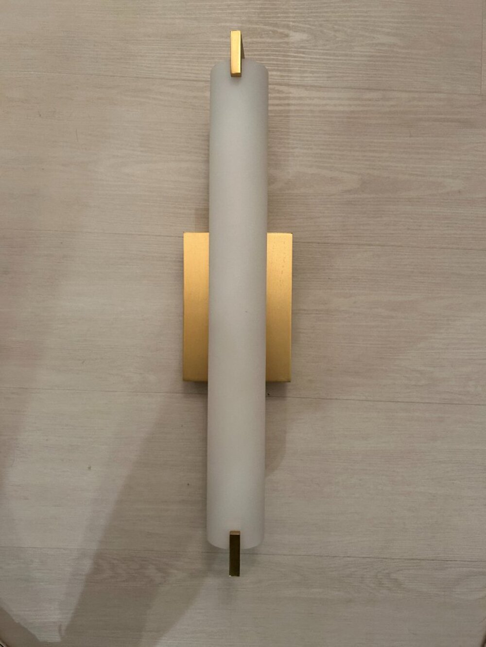 George Kovacs Honey Gold LED Wall Sconce Tube 20 1/2" High, Original Price $379